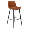AT DAN Brown design Upholstered indoor bar stool