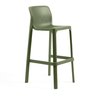 NARDI NET STOOL Green modern Plastic outdoor bar stool