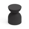 LX LILO STOOL  Fekete design Lerakó asztal