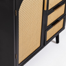 BT ROSINA 2 Black industrial Sideboard