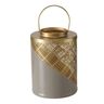 B DORIS G Grey, Gold design, elegant Decoration