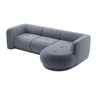 PZ BLUEBELL Grey design Corner sofas