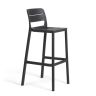 NARDI CASSIA STOOL Antracit design Műanyag kültéri bárszék
