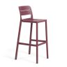 NARDI CASSIA STOOL Bordó design Műanyag kültéri bárszék