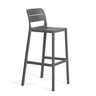 NARDI CASSIA STOOL Szürke design Műanyag kültéri bárszék