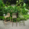 NARDI DOGA STOOL Beige modern Plastic outdoor bar stools