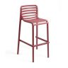 NARDI DOGA STOOL Piros modern Műanyag kültéri bárszék