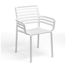 NARDI DOGA ARMCHAIR Fehér design Műanyag kültéri szék