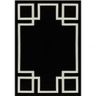 FT GREEK 200x300 Black elegant Indoor rug