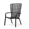 NARDI FOLIO Grey design Plastic outdoor chairs
