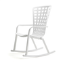 NARDI FOLIO ROCKING White design Plastic outdoor chairs