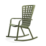 NARDI FOLIO ROCKING Green design Plastic outdoor chairs