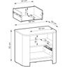 IK BARIN Cashmere classic Hotel bedside tables