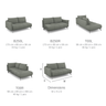 TS LINDOR Multiple colors modern Sofa beds