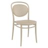 ST MARCEL Taupe modern Plastic outdoor chair