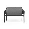 NARDI NET BENCH Grey modern Outdoor bench
