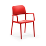 NARDI RIVA Red classic Plastic outdoor chair
