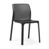 NARDI BIT Antracit minimalist Plastic outdoor chair