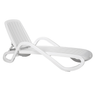 NARDI EDEN White design Plastic sun loungers