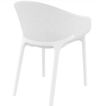 ST RAIN PRO White minimalist Plastic outdoor chairs