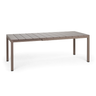 NARDI RIO 140-210 Taupe minimalist Outdoor complete table