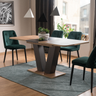 SI SOCRATES Brown classic Indoor extendable dining table