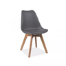 SI FINE DARK Grey minimalist Plastic indoor chair