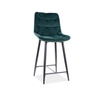 SI NONI Green modern Upholstered bar stools