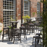 NARDI STACK MAXI Brown industrial Plastic outdoor bar stools