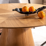 SI ANGELICA 120 cm Brown design Indoor fixed dining table
