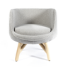MD TARKA Grey design Upholstered armchairs