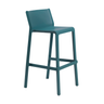 NARDI TRILL STOOL Blue design Plastic outdoor bar stools