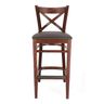 XTON 04 UP Brown Scandinavian Wooden bar stools