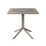 NARDI CLIPX 70 Taupe minimalista Kültéri komplett asztal