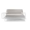 GR BITE DOUBLE Grey modern Double sunbed