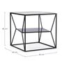 BT HABIBA Black modern Coffee table