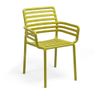 NARDI DOGA ARMCHAIR Világoszöld design Műanyag kültéri szék