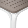 NARDI ALLORO 140-210 EXT White modern Complete outdoor tables