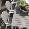 NARDI ALLORO 210-280 EXT White modern Complete outdoor tables