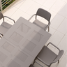 NARDI LIBECCIO 160-220 Taupe design Complete outdoor tables
