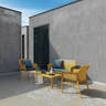 NARDI NET TABLE 100 Yellow design Outdoor side tables