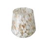 B DOROTY CANDLE POT White, Gold elegant Table decoration