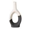 B OMEGA VASE Black, White design Table decoration