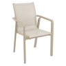 ST PACIFIC Taupe design Vízlepergető szövetű kültéri fotel