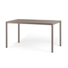 NARDI PIAVE TABLE 140x80 Taupe design Complete outdoor tables