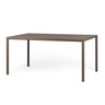 NARDI PIAVE TABLE 160x90 Brown design Complete outdoor tables