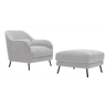 S RIKON utolsó 1db BEMUTATÓDARAB  Grey minimalist Upholstered indoor armchair