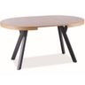 SI PLACIDO Natural Scandinavian Indoor extendable dining table