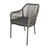 DL WALES Grey classic Synthetic rattan chairs