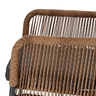 DL WALES Brown classic Synthetic rattan chairs